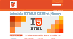 Desktop Screenshot of html5-css3-pense-bete.fr